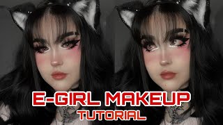 EGIRL MAKEUP TUTORIAL 2024  onigirinana [upl. by Tullius522]