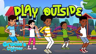 Play Outside  An Original Song by Gracie’s Corner  Kids Songs  Nursery Rhymes [upl. by Itsim]