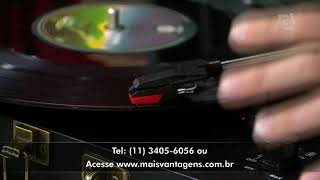 Vitrola Maleta Raveo Toca Disco Vinil USB e Bluetooth Programa Revista da Cidade 20092018 [upl. by Armillia]