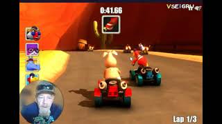 Gaming Grandpa Plays Go Kart Go Ultra [upl. by Carthy]