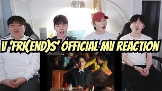 ENG 뷔 FRIENDS 뮤비 리액션  V FRIENDS MV REACTION [upl. by Yttap]