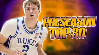 2025 NBA MOCK DRAFT  PICKS 130  START OF COLLEGE BASKETBALL [upl. by Arraic148]