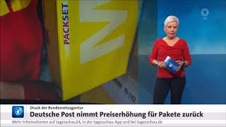 TV Doku Deutsche Post DHL nimmt Preiserhöhung für Pakete zurück [upl. by Iru]