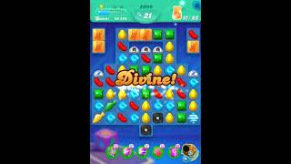 Candy Crush Soda Saga Level 2096 Get 2 Stars 10 Moves Completed [upl. by Vaughan]