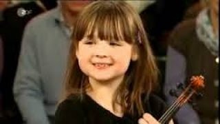 Laetitia Hahn 7y plays Oskar Rieding Violin Concerto in B Minor Op 35 [upl. by Ainesell675]