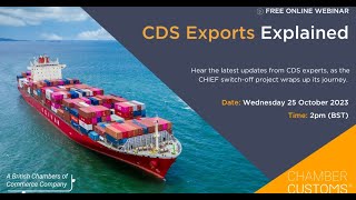 Webinar CDS Exports Explained [upl. by Adi]