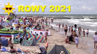 Rowy 2021 plaża deptak przystań rybacka [upl. by Penman]