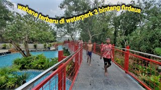 KOLAM RENANG TERBARU DI WATERPARK TIGA BINTANG FIRDAUS TERISI INDRAMAYU [upl. by Fillian]