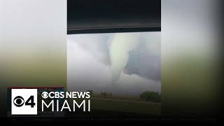 Tornado touches down in Broward [upl. by Aysa]