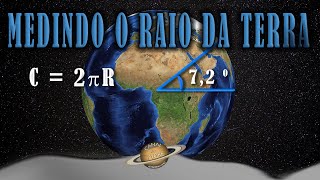 Eratóstenes calculando o raio da Terra [upl. by Retrak]