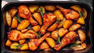 Pollo al Forno Speziato con patate [upl. by Ecenaj]