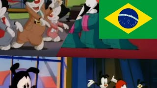 Business Song  Typewriter Song  Three Little Maids  Video Review Vhs Brazilian  Animaniacs [upl. by Vihs]