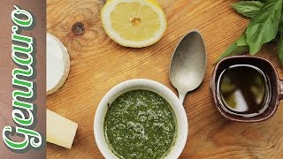 Traditional Basil Pesto  Gennaro Contaldo [upl. by Velvet]