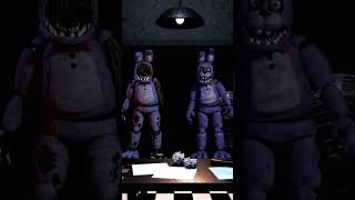 Unwithered Animatronics Vs Withered Animatronics fnaf shorts [upl. by Lorak]