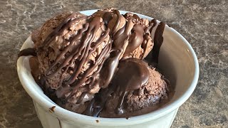 Creamy 3 ingredient Chocolate Cottage Cheese Ice Cream Low Carb  Keto [upl. by Herwin]