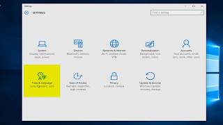 How To Change Language In Windows 10 Operating System [upl. by Golanka]