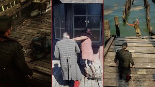 Arthur VS Drunkards  RDR2 [upl. by Norel473]