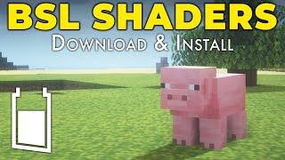 BSL Shaders  How To Download amp Install in Minecraft [upl. by Margetts]