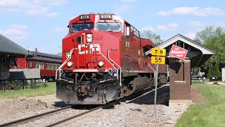 Railfanning the CPKC Watertown Sub at Oconomowoc WI [upl. by Anirod]