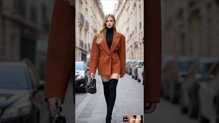 Beautiful oversized blazer coat amp velvet dress outfitideas fashion streetoutfit beauty style [upl. by Nahtaneoj693]