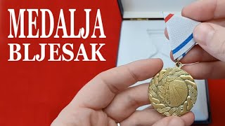 Prikaz odlikovanja Hrvatska medalja Bljesak [upl. by Frayda]