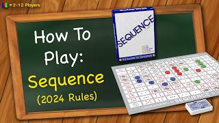 How to play Sequence 2024 Rules [upl. by Kcirtap]