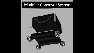 Modular Conveyer Belt  CAD Designing solidworks prototype project majorprojects robotics [upl. by Ailyt]