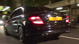 Decatted Mercedes C63 AMG BRUTAL SOUND [upl. by Darice]