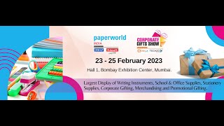 Paperworld India amp Corporate Gifts Show 2023 [upl. by Latsryc]