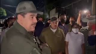 Presidente Nicolás Maduro y Ministro Remigio Ceballos desde El Castaño tras desbordamiento del río [upl. by Gambell212]