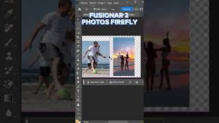 fusionar 2 IMAGENES FIREFLY PHOTOSHOP BETA shorts [upl. by Hanoy]