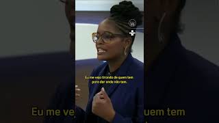 Djamila Ribeiro “Mulheres negras partem de um lugar com quase quatro séculos de opressão” Shorts [upl. by Stutsman]