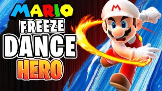 Super Mario Freeze Dance Hero 🍄 Easter Brain Break 🍄 Just Dance 🍄 GoNoodle 🍄 Mario Run Challenge [upl. by Rennold]