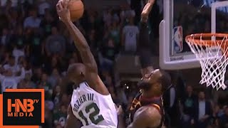 LeBron James blocks Terry Rozier  Cavaliers vs Celtics Game 7 [upl. by Ttej190]