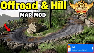 Map Mod Bussid 43  New Chotta Shimla Offroad Hill Map Mod For Bus Simulator Indonesia।Bussid Mod [upl. by Yatnod]