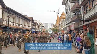 Desfile 7 de setembro em Blumenau [upl. by Aicyle]