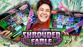 Opening Shrouded Fable and Stellar Miracle Pokémon Cards Live [upl. by Kcolttam]