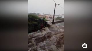 Floods in the Azores Islands [upl. by Imim]