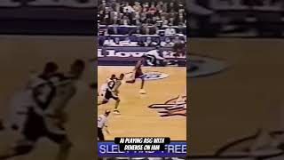 NBA All Star game with DEFENSE  Allen Iverson highlights in 2000 [upl. by Nilhtac623]