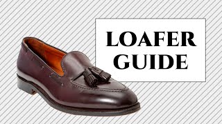 Loafer Shoes Guide For Men  Tassel Penny Gucci Horsebit Weejuns amp Slipon Slipper Explained [upl. by Dewey]