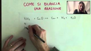 come si bilancia una reazione [upl. by Larentia]