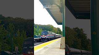 Amtrak 239 Passing Through Garrison Station P32ACDM 715 Is On The point [upl. by Ellevart190]