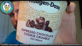 REVIEW HaagenDazs Espresso Chocolate Cookie Crumble [upl. by Ruskin]