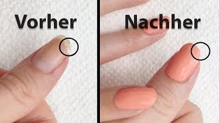 Tipp Wie man einen eingerissenen Nagel repariert  seni Nageldesign [upl. by Onyx615]