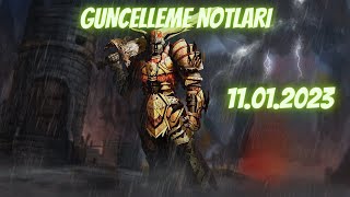 Knight Online güncELLEME Notları 11012024 [upl. by Kathryne449]