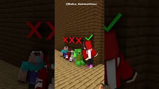 Mikey amp JJ minecraft animation challenge reaction [upl. by Namya]