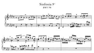 J S Bach  Sinfonia No 9 in F Minor BWV 795 Organ [upl. by Corny]