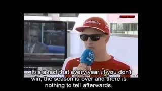 Exclusive interview with Kimi Räikkönen  Part 1 [upl. by Aneeuqal]