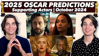 2025 Oscar Predictions  Supporting Actors  October 2024 [upl. by Asiluy]