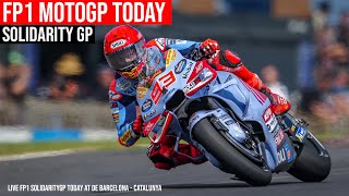 Live FP1 Solidarity GP Today  FP1 FP2 MotoGP Today at De Barcelona Catalunya SolidarityGP [upl. by Nawaj]